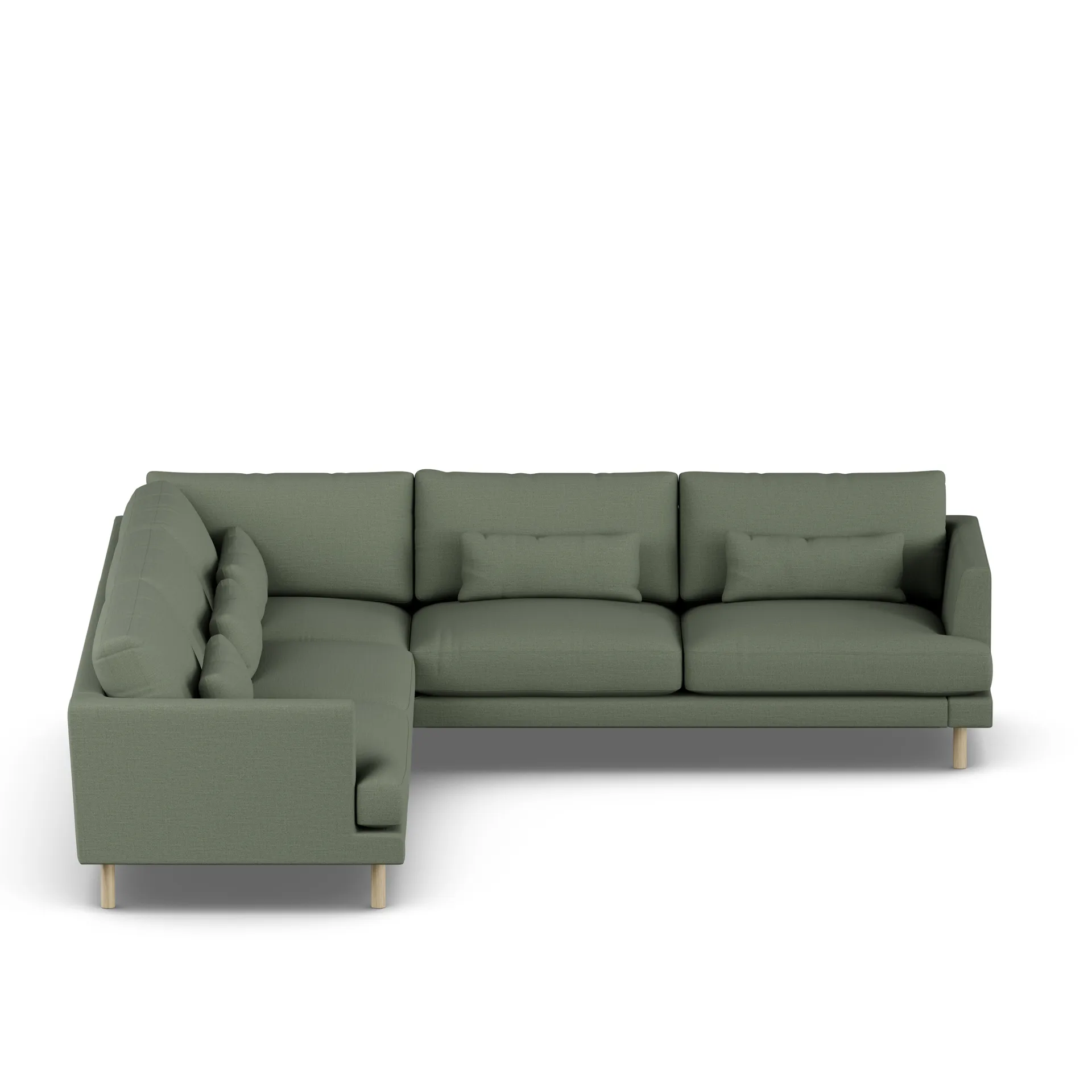 Bredhult sofa, Same Forest 6677-witgeoliede eiken, hoekbank F 1898