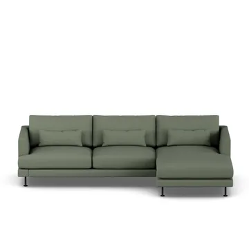 Bredhult sofa - Same Forest 6677-zwart staal, 2,5-zits C1 - 1898