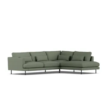 Bredhult sofa - Same Forest 6677-zwart staal, 3-zits A1 - 1898