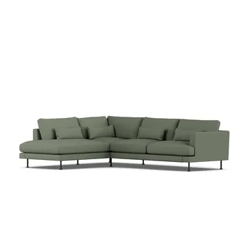 Bredhult sofa - Same Forest 6677-zwart staal, 3-zits A2 - 1898
