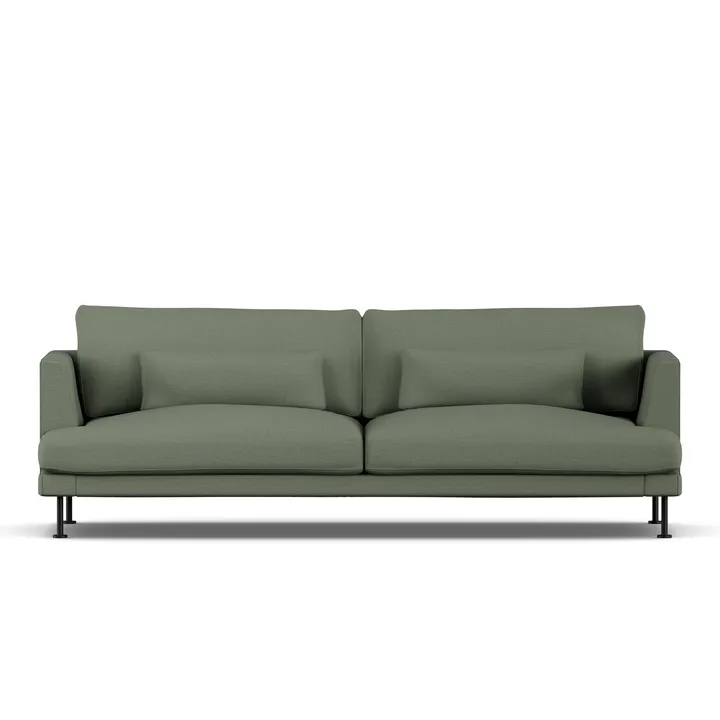 Bredhult sofa - Same Forest 6677-zwart staal, 3-zits - 1898