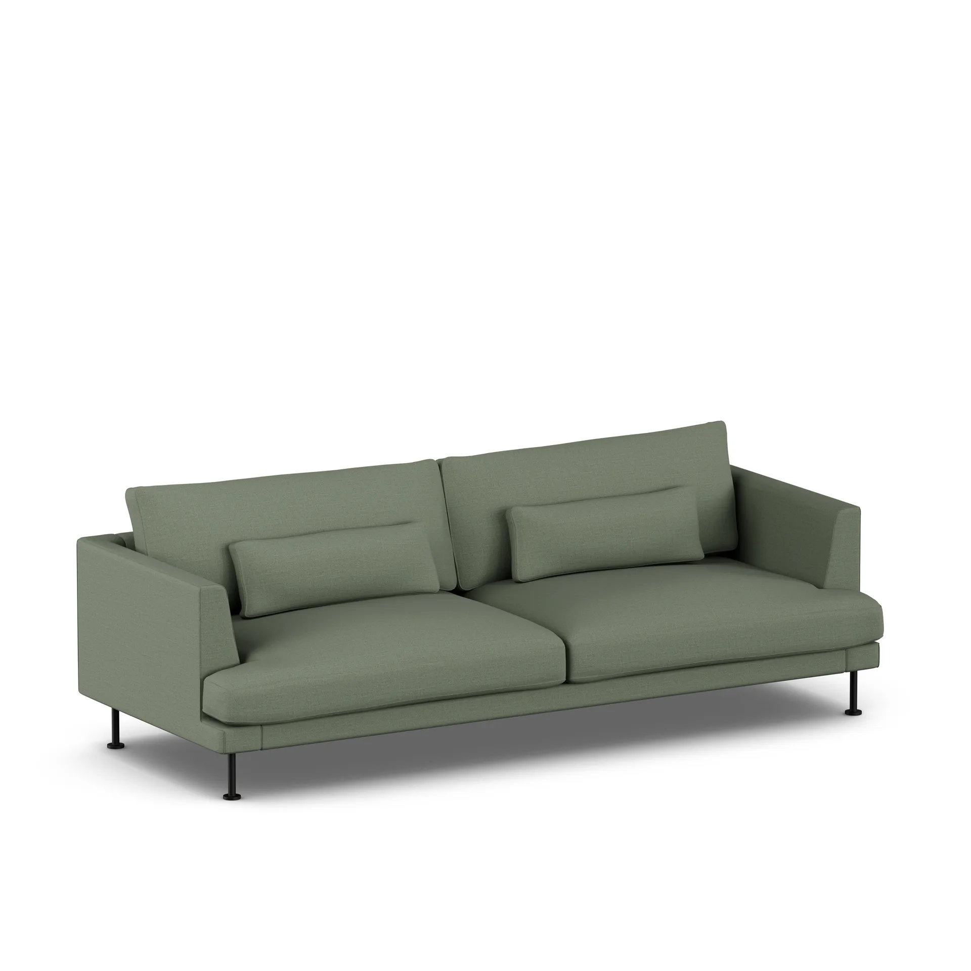 Bredhult sofa, Same Forest 6677-zwart staal, 3-zits 1898