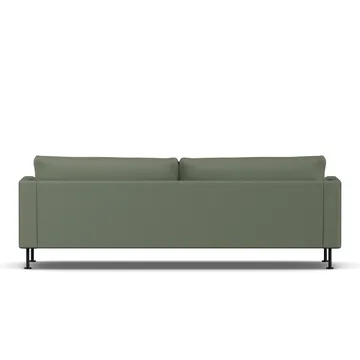 Bredhult sofa - Same Forest 6677-zwart staal, 3-zits - 1898