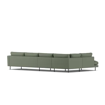 Bredhult sofa - Same Forest 6677-zwart staal, 4-zits B2 - 1898
