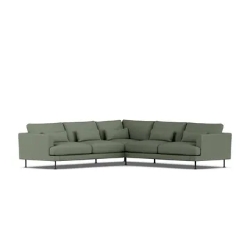 Bredhult sofa - Same Forest 6677-zwart staal, hoekbank F - 1898