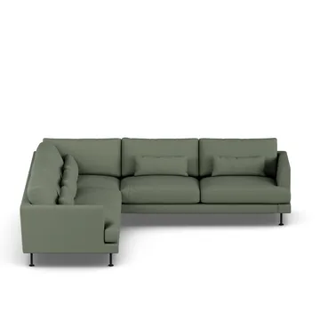Bredhult sofa - Same Forest 6677-zwart staal, hoekbank F - 1898