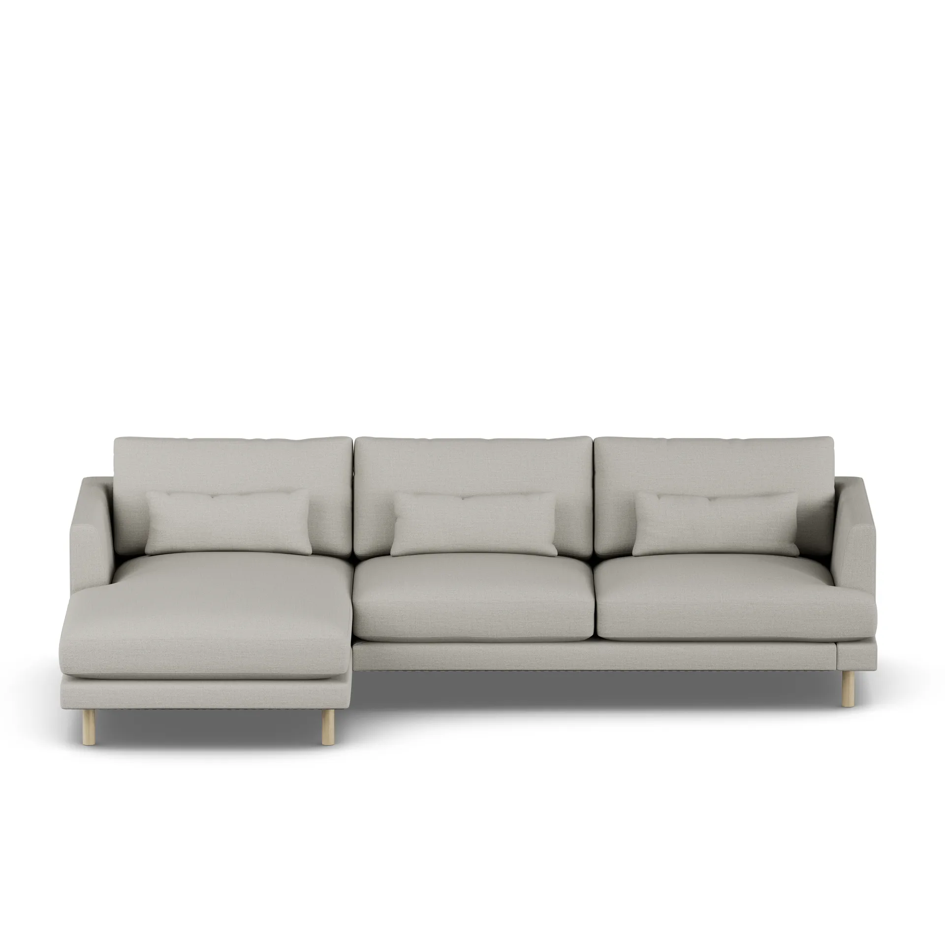Bredhult sofa, Same Grey 6673-witgeoliede eiken, 2,5-zits C2 1898