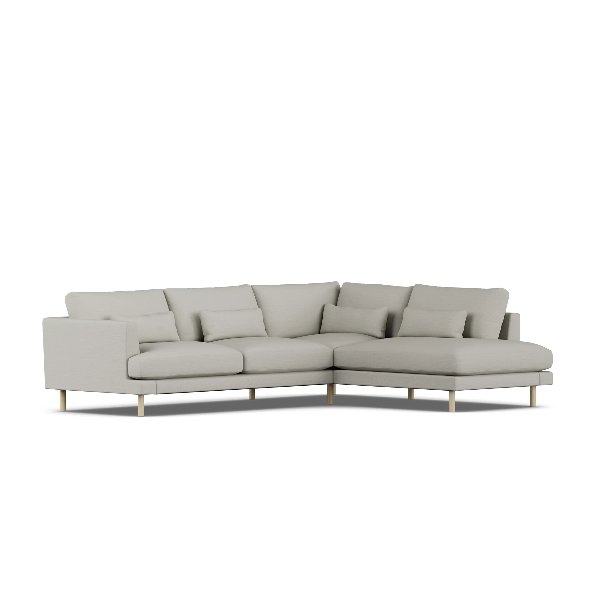 Bredhult sofa, Same Grey 6673-witgeoliede eiken, 3-zits A1 1898