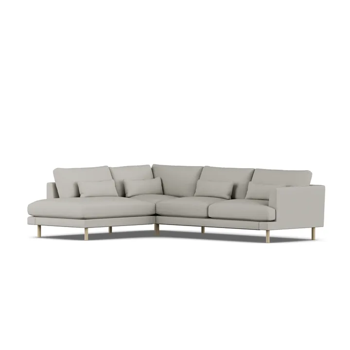 Bredhult sofa - Same Grey 6673-witgeoliede eiken, 3-zits A2 - 1898