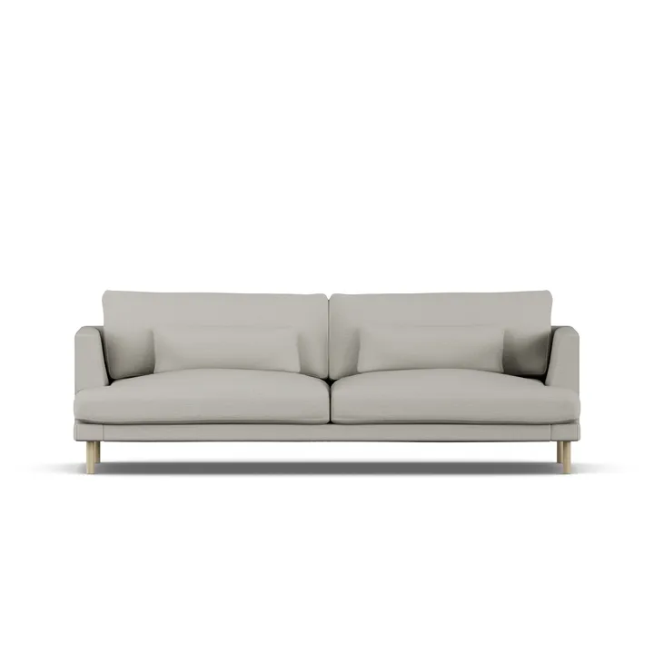 Bredhult sofa - Same Grey 6673-witgeoliede eiken, 3-zits - 1898