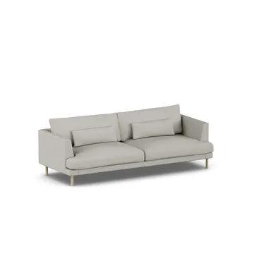 Bredhult sofa - Same Grey 6673-witgeoliede eiken, 3-zits - 1898
