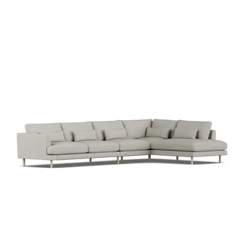 Bredhult sofa - Same Grey 6673-witgeoliede eiken, 4-zits B1 - 1898