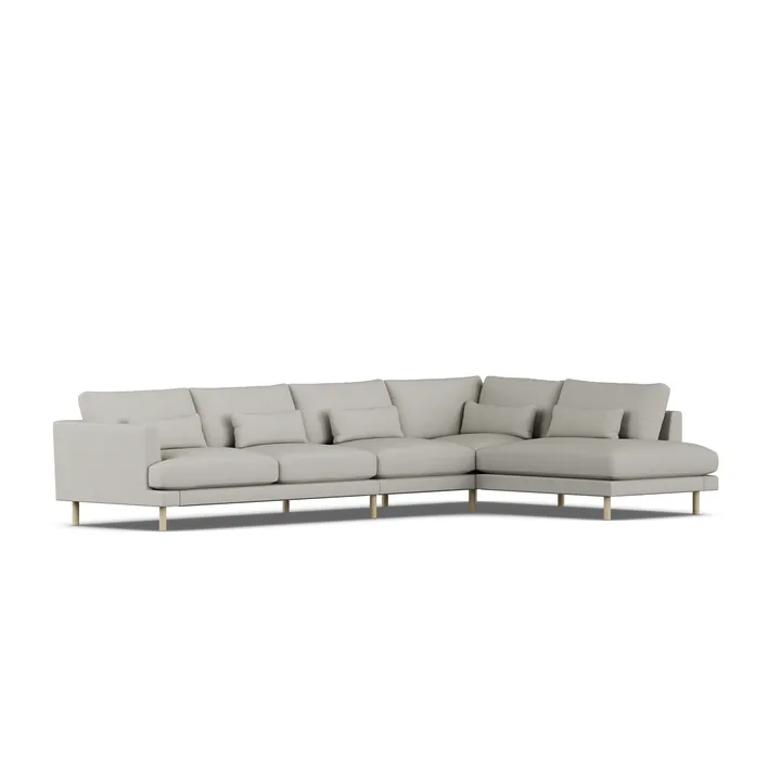 Bredhult sofa - Same Grey 6673-witgeoliede eiken, 4-zits B1 - 1898