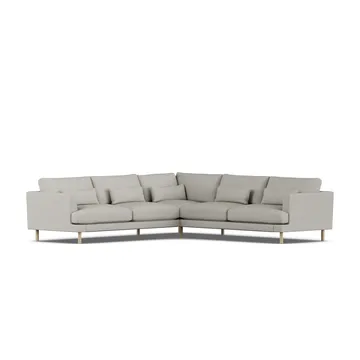 Bredhult sofa - Same Grey 6673-witgeoliede eiken, hoekbank F - 1898
