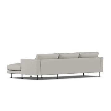 Bredhult sofa - Same Grey 6673-zwart staal, 2,5-zits C1 - 1898