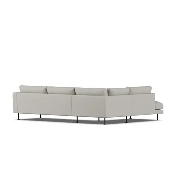 Bredhult sofa - Same Grey 6673-zwart staal, 3-zits A2 - 1898
