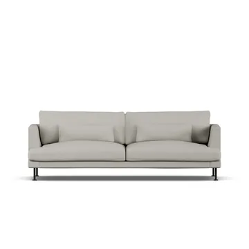 Bredhult sofa - Same Grey 6673-zwart staal, 3-zits - 1898