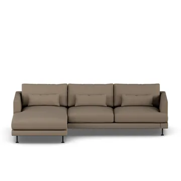 Bredhult sofa - Same Mole 6674-zwart staal, 2,5-zits C2 - 1898