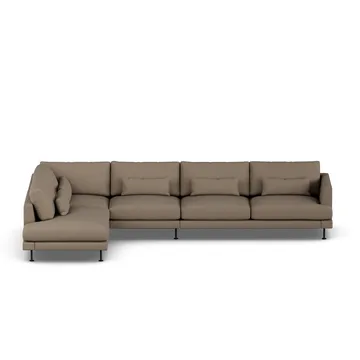 Bredhult sofa - Same Mole 6674-zwart staal, 4-zits B2 - 1898