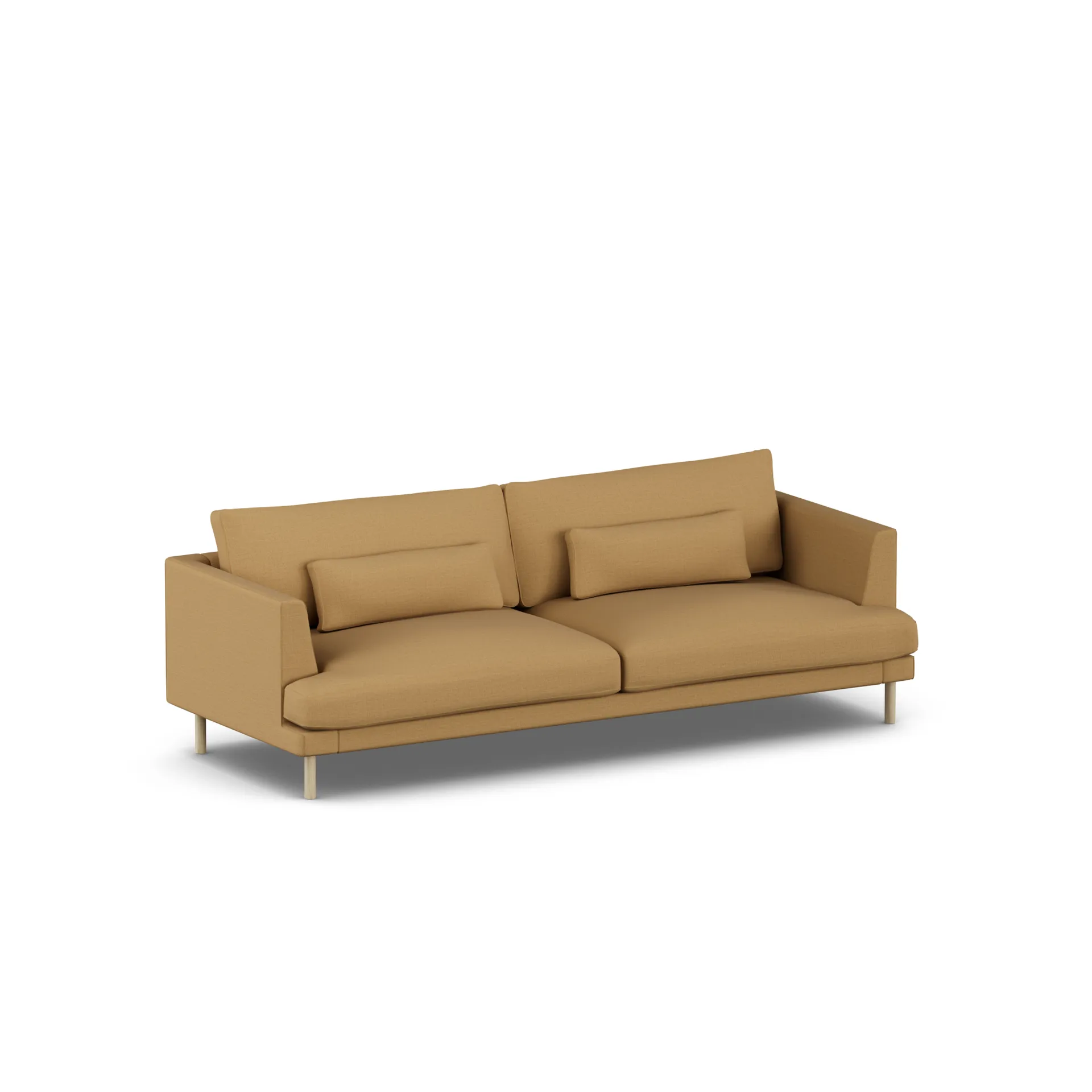 Bredhult sofa, Same Ochre 6676-witgeoliede eiken, 3-zits 1898