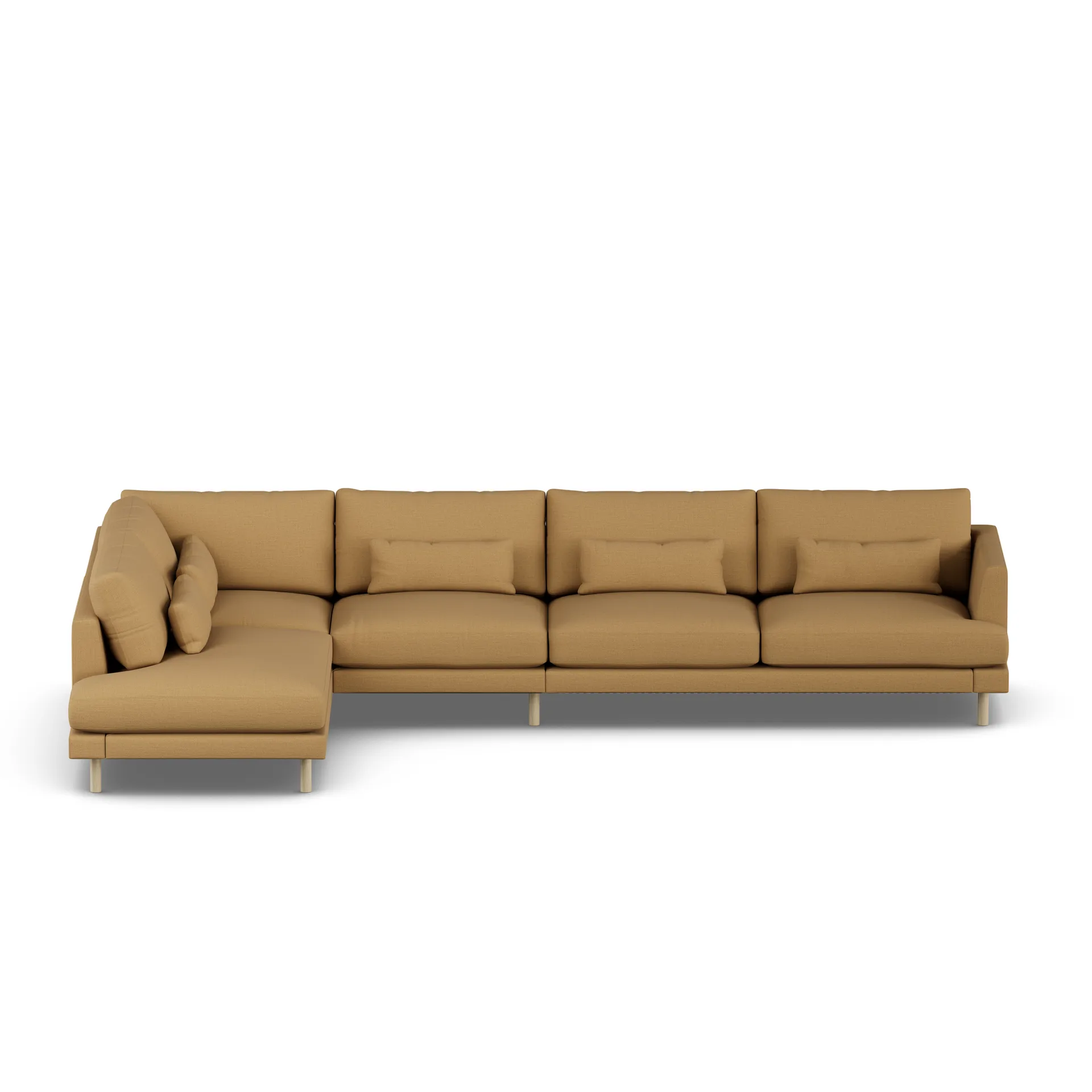 Bredhult sofa, Same Ochre 6676-witgeoliede eiken, 4-zits B2 1898