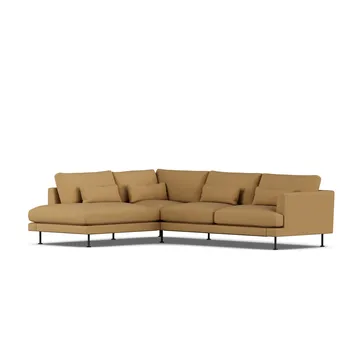 Bredhult sofa - Same Ochre 6676-zwart staal, 3-zits A2 - 1898