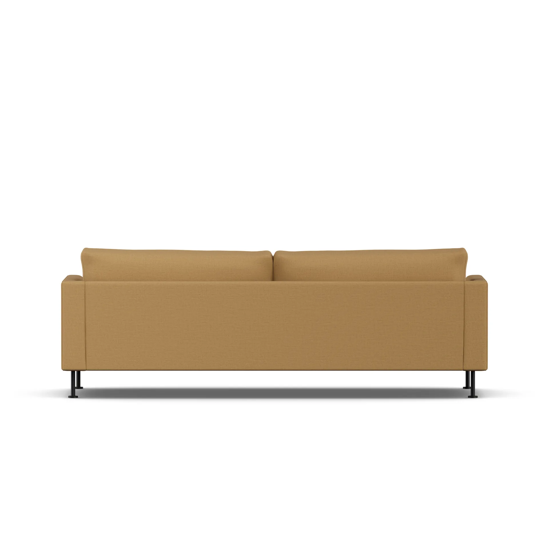 Bredhult sofa, Same Ochre 6676-zwart staal, 3-zits 1898