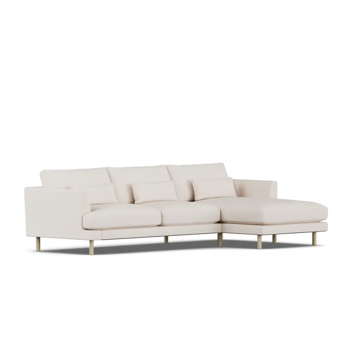 Bredhult sofa - Same Off White 6671-witgeoliede eiken, 2,5-zits C1 - 1898