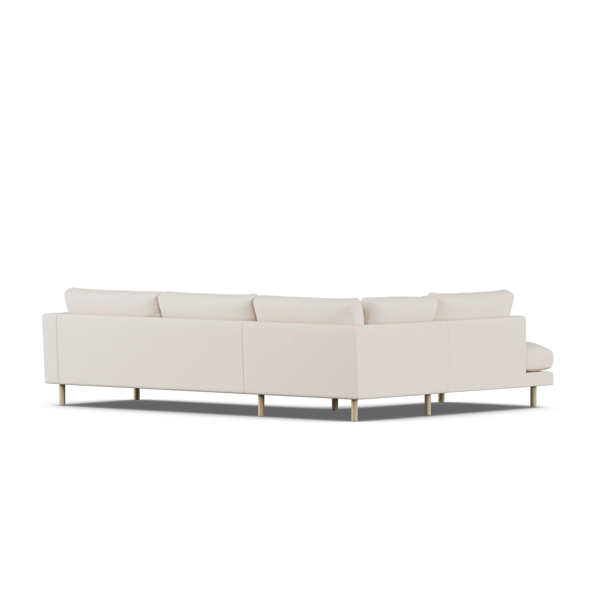 Bredhult sofa, Same Off White 6671-witgeoliede eiken, 3-zits A2 1898
