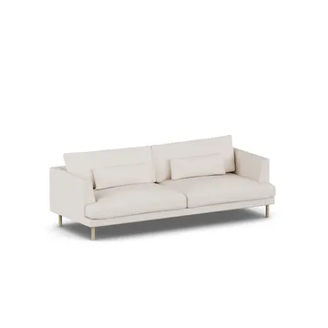 Bredhult sofa - Same Off White 6671-witgeoliede eiken, 3-zits - 1898