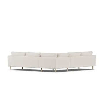Bredhult sofa - Same Off White 6671-witgeoliede eiken, hoekbank F - 1898
