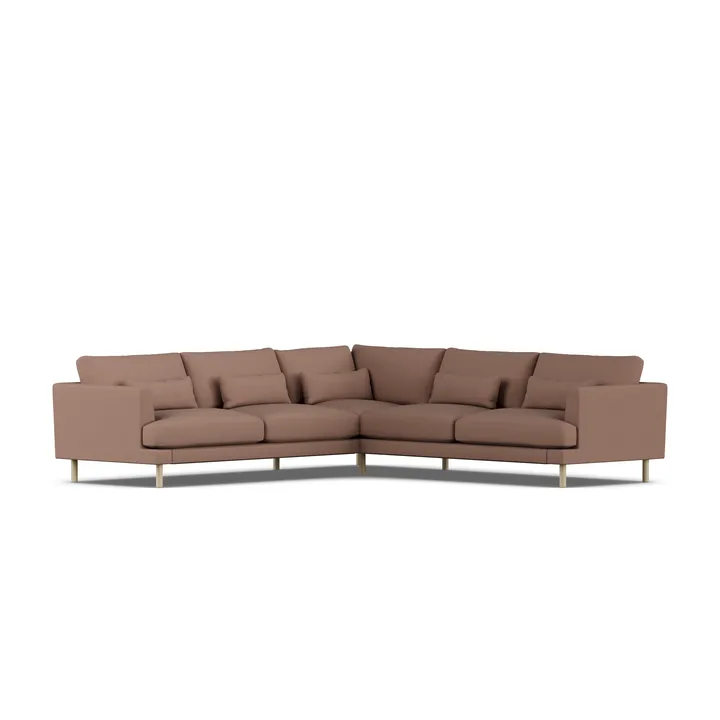 Bredhult sofa - Same Rust 6675-witgeoliede eiken, hoekbank F - 1898