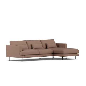 Bredhult sofa - Same Rust 6675-zwart staal, 2,5-zits C1 - 1898
