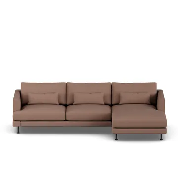 Bredhult sofa - Same Rust 6675-zwart staal, 2,5-zits C1 - 1898