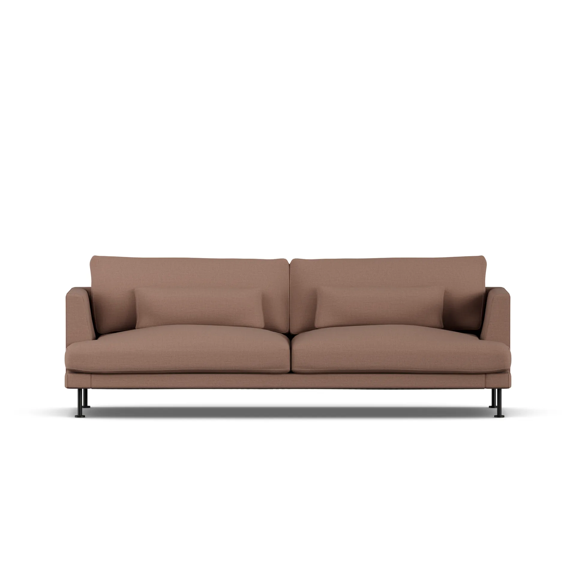 Bredhult sofa, Same Rust 6675-zwart staal, 3-zits 1898