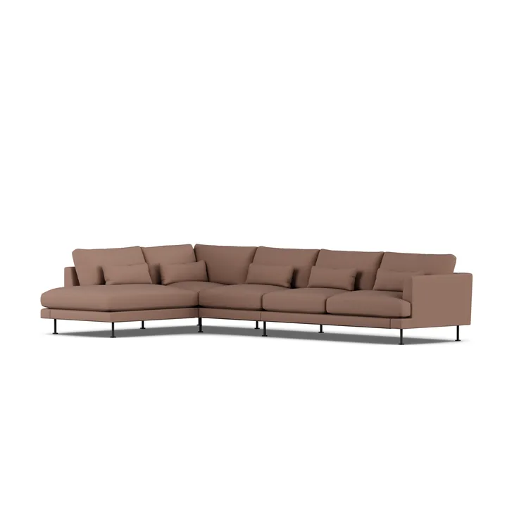 Bredhult sofa - Same Rust 6675-zwart staal, 4-zits B2 - 1898