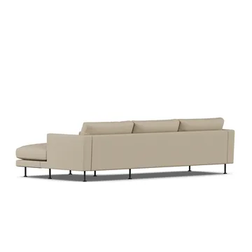 Bredhult sofa - Same Sand 6672-zwart staal, 2,5-zits C1 - 1898