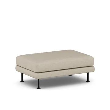 Bredhult voetenbank - Bern Beige 0341-zwart staal - 1898