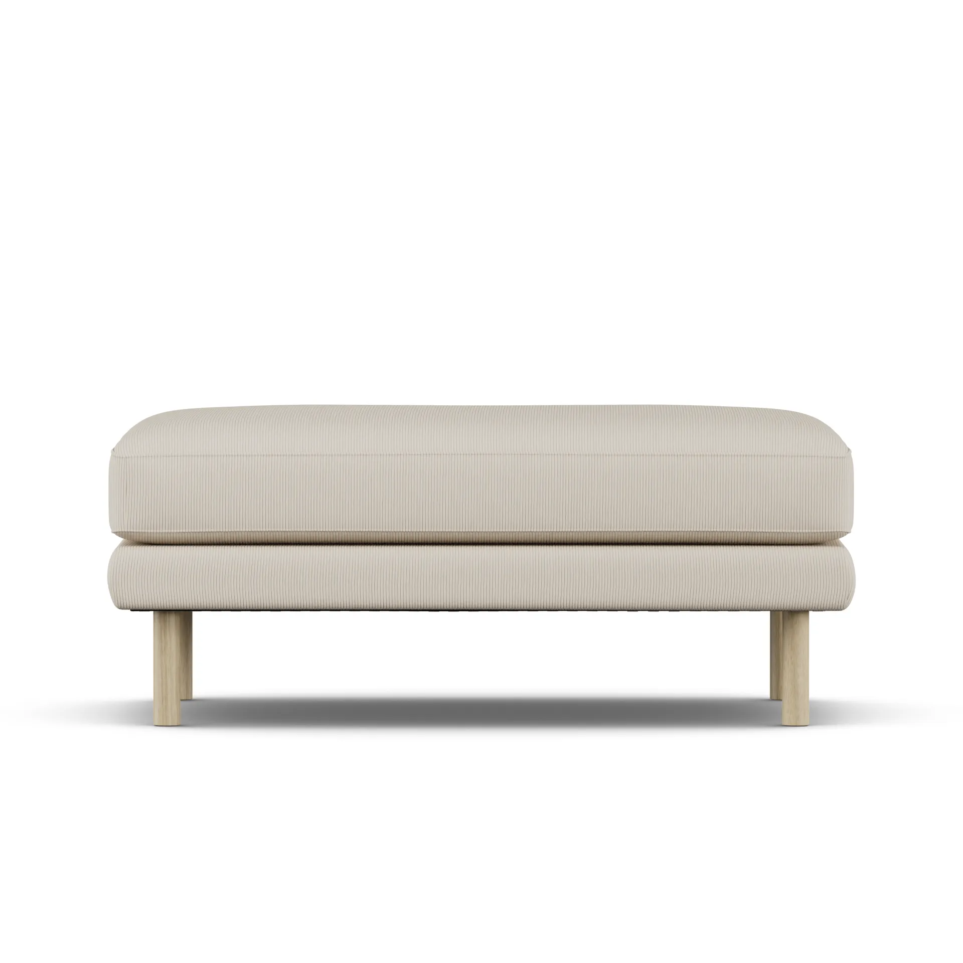 Bredhult voetenbank, Jump Beige 1956-witgeoliede eiken 1898