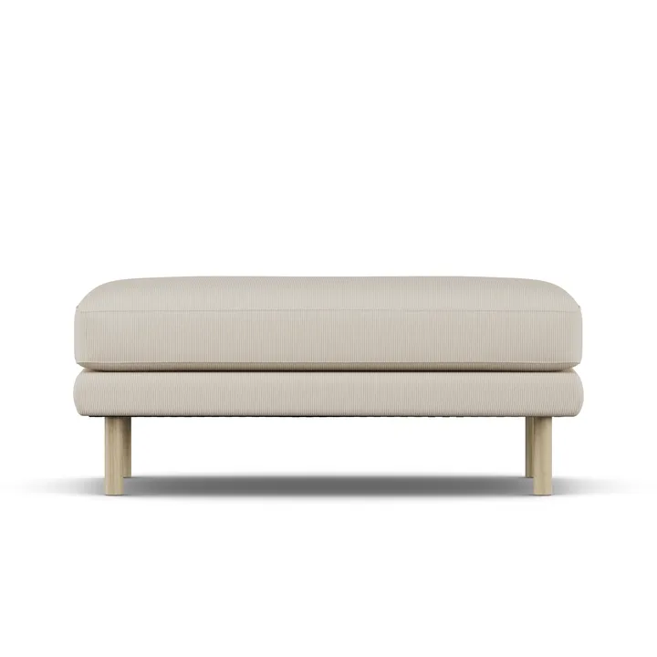 Bredhult voetenbank - Jump Beige 1956-witgeoliede eiken - 1898