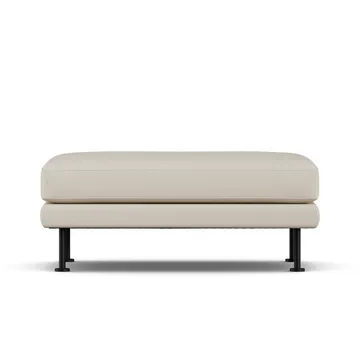 Bredhult voetenbank - Jump Beige 1956-zwart staal - 1898