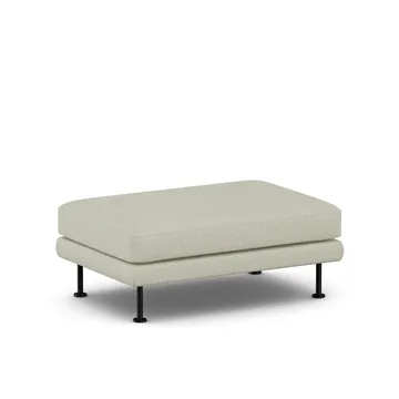 Bredhult voetenbank - Luiza Beige 3981-zwart staal - 1898