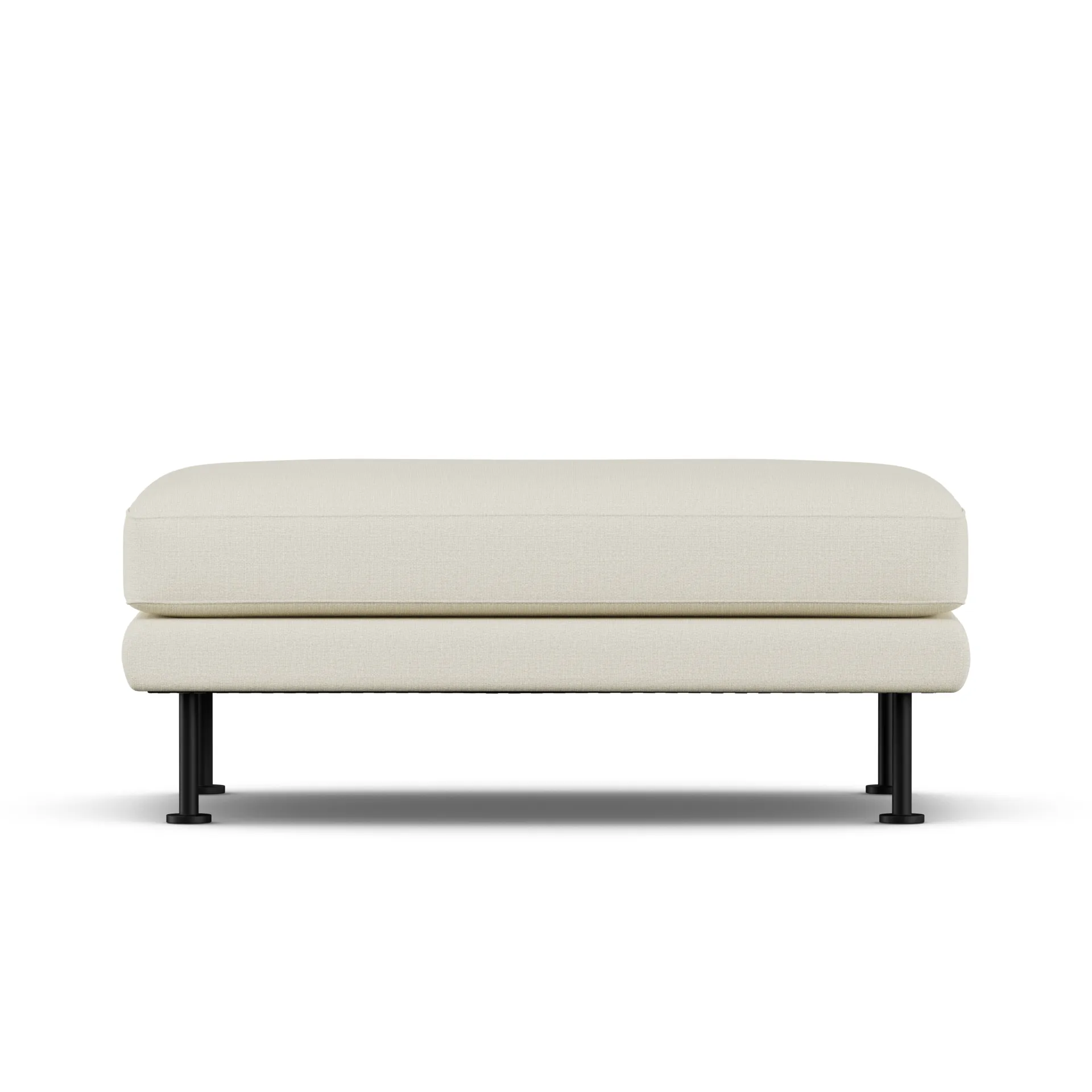 Bredhult voetenbank, Oslo Nature 1540-zwart staal 1898