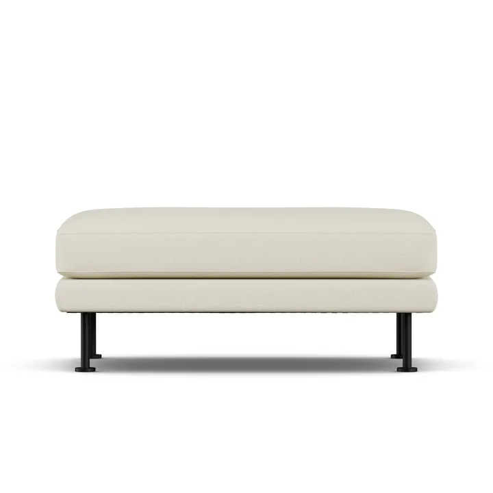 Bredhult voetenbank - Oslo Nature 1540-zwart staal - 1898