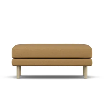 Bredhult voetenbank - Same Ochre 6676-witgeoliede eiken - 1898