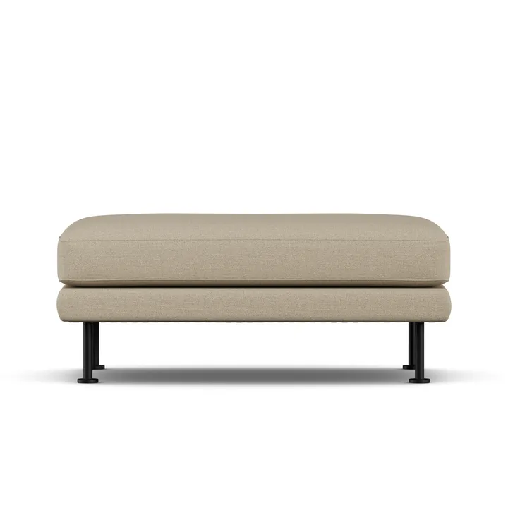 Bredhult voetenbank - Same Sand 6672-zwart staal - 1898