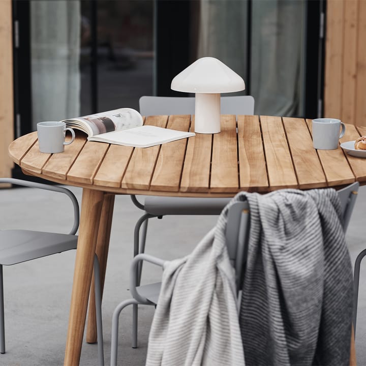 Cosenza eettafel, teak, rond 1898