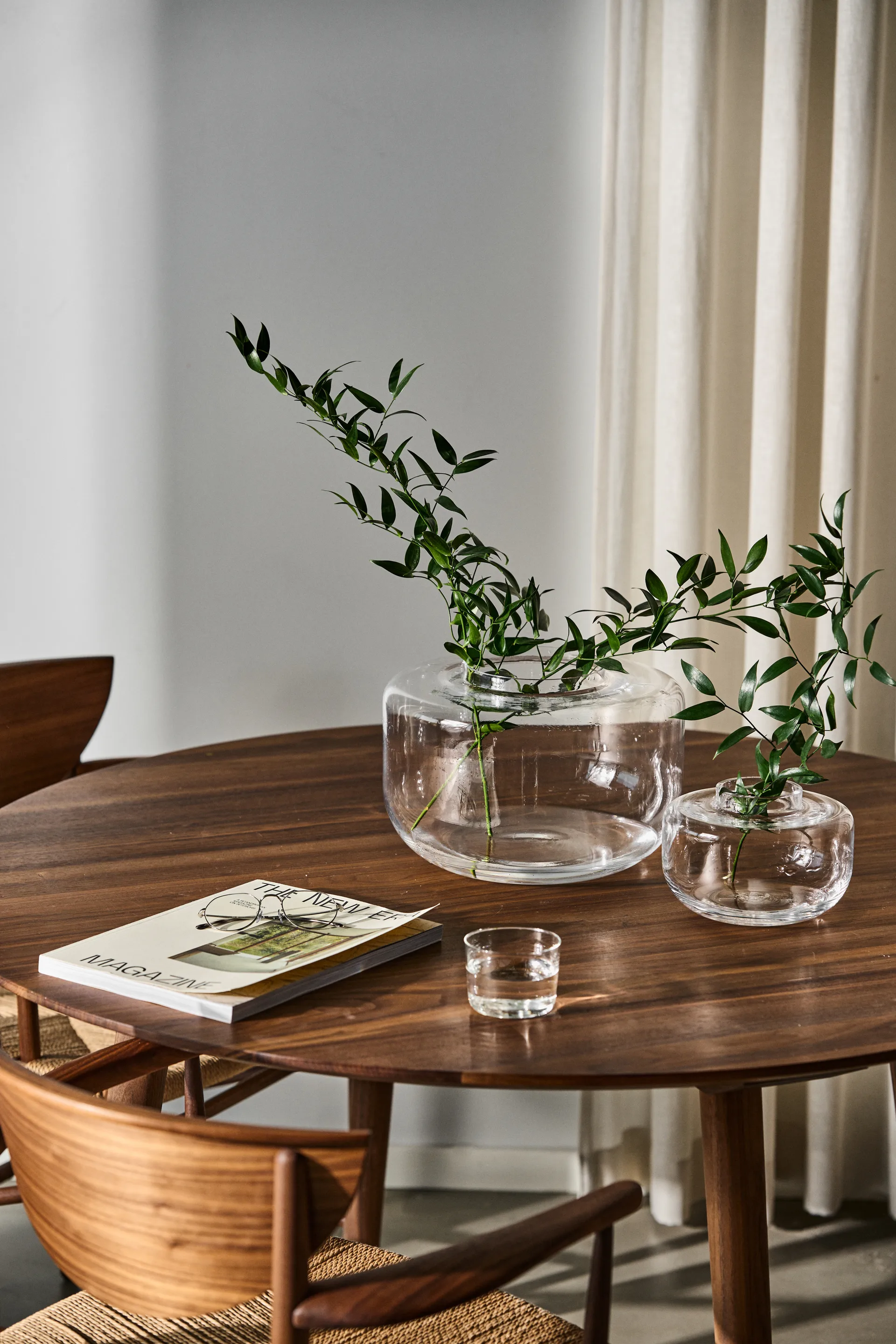 Drummel vaas transparant, Ø30 cm 1898