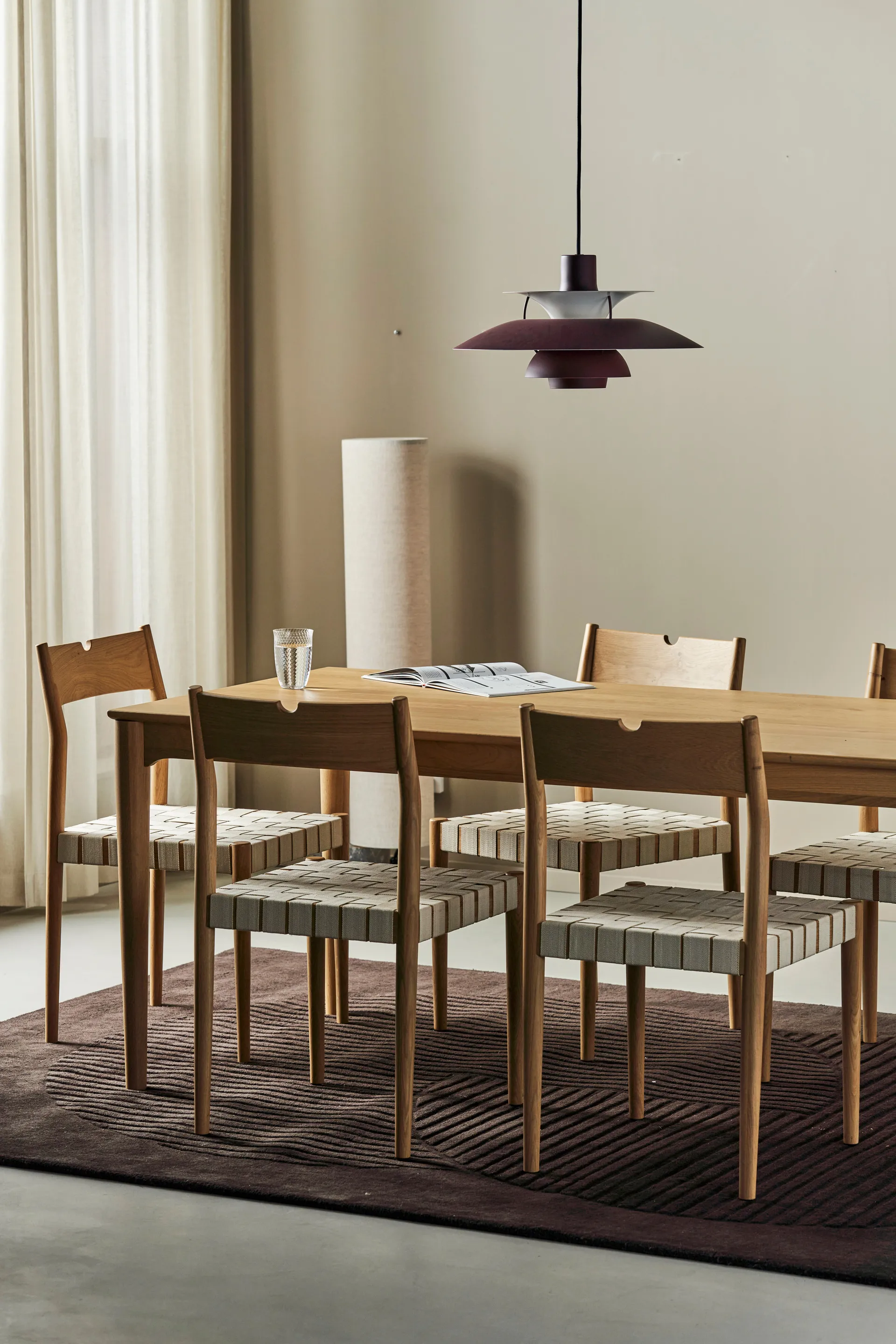 Ekåsen eettafel 90x180 cm, Laquered oak 1898