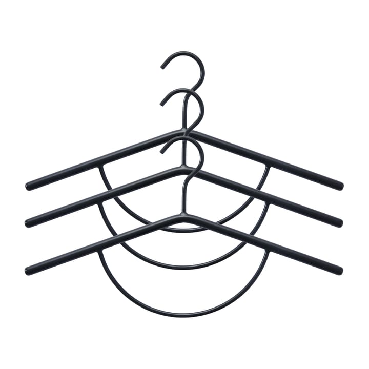 Hissö hanger met boog 3-pack - Zwart - 1898